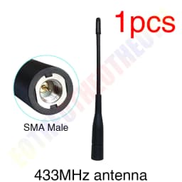 Eoth Whip 433MHz Antenna 16cm SMA Male Connector Walkie Talkie Antenna 433 MHz Directional IoT Waterproof Antene for Wireless
