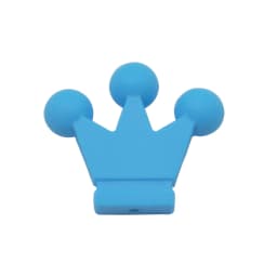 Cute-Idea 10PCs Silicone Crown Beads Baby Teething Chewable Teether DIY Baby Pacifier Chain chew Toys Accessories Baby Products