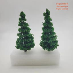 1:87 Scale Model Pine Trees Cedar Landscape Miniature Train Railway Layout Scenery Dioramas Diy Window Christmas Day Decoration