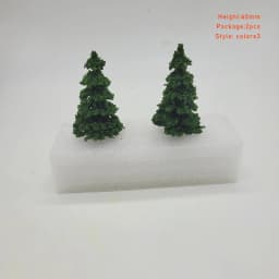 1:87 Scale Model Pine Trees Cedar Landscape Miniature Train Railway Layout Scenery Dioramas Diy Window Christmas Day Decoration
