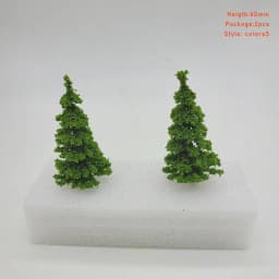 1:87 Scale Model Pine Trees Cedar Landscape Miniature Train Railway Layout Scenery Dioramas Diy Window Christmas Day Decoration