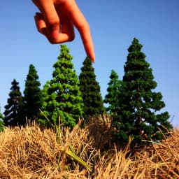 1:87 Scale Model Pine Trees Cedar Landscape Miniature Train Railway Layout Scenery Dioramas Diy Window Christmas Day Decoration