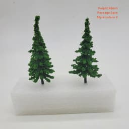 1:87 Scale Model Pine Trees Cedar Landscape Miniature Train Railway Layout Scenery Dioramas Diy Window Christmas Day Decoration