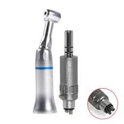 NSK Style Dental Contra Angle Straight Air Motor Handpiece 2/4-Hole E-type Connector