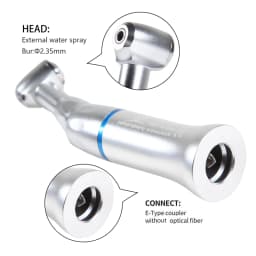 NSK Style Dental Contra Angle Straight Air Motor Handpiece 2/4-Hole E-type Connector