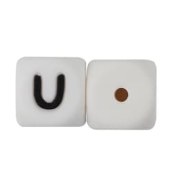 Cute-Idea 10pcs 12MM Silicone Letters Beads Baby Teething DIY English Alphabet Letter pearl teether BPA Free Baby Shower Gifts