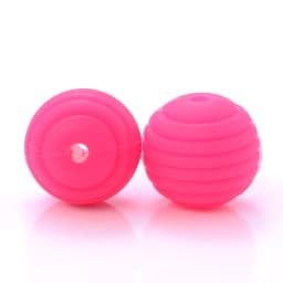 15mm 10Pcs/Lot Silicone Beads Baby Teething Beehive Round Food Grade Beads for DIY Threaded Silicone Beads Baby Teethers