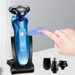 ZOZEN Electric Shaver Rotary Shaver Electric Razor Beard Trimmer Rechargeable Shaving Machine for Men Wet-Dry Use Waterproof