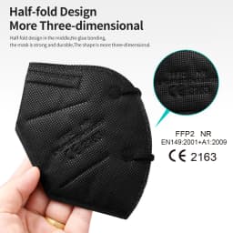 5Layer FFP2 Masks CE Approve KN95 Melt-blown 95% Filtering Adult Multi-colors Black Pink Blue Bag Pack ffp2 NR EU Fast Delivery
