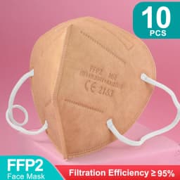 5Layer FFP2 Masks CE Approve KN95 Melt-blown 95% Filtering Adult Multi-colors Black Pink Blue Bag Pack ffp2 NR EU Fast Delivery