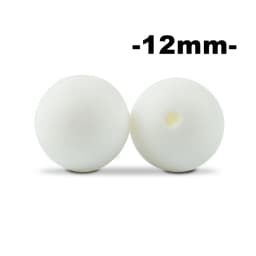 LOFCA 12mm 100pcs Silicone Beads Round Teether Baby Nursing Necklace Pacifier Clip Oral Care BPA Free Food Grade Colorful