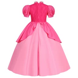 Peach Costume Girl Rosalina Dress Daisy Cosplay Children Birthday Carnival Fancy Party Dresses for Girls