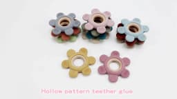 Color Kids 1PC Silicone Teether Toy newborn Rudder Shape Wooden Teether Ring Baby Toys BPA Free Molar Stick Baby Accessories