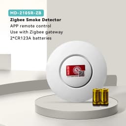Meian Tuya Zigbee Smoke Sensor Fire Protection Smoke Detector Fire Alarm Home Security System Firefighter Work for Smart Life