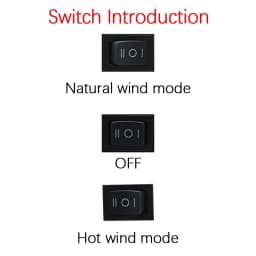 Portable Lithium Electric Power Warm Air Blower Fan Heater Hot&Cold Wind Dual Mode for Makita for Bosch for DeWalt for Milwaukee