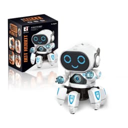 Dance Lighting Intelligent Six-claw Robot Light Music Children's toys Singing Electric Education Toy Boy Electric Birthday gift