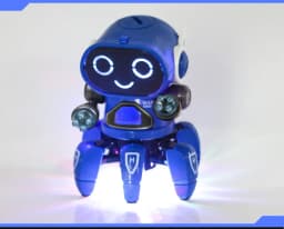 Dance Lighting Intelligent Six-claw Robot Light Music Children's toys Singing Electric Education Toy Boy Electric Birthday gift