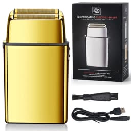 Rechargeable Metal Barber Hair Beard Electric Shaver For Men Electric Razor Bald Head Shaving Machine Finishing Tool