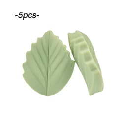 LOFCA Leaf 5pcs/10pcs Sunflower Cute Silicone Beads Daisy Food Grade Leaves Teether BPA-Free Baby Snowman Toy Chain Accessories