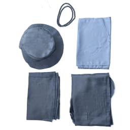 Undertaker Cosplay Costume Full Set,Gothic Vintage Long Coat With Sash Chain Top Hat Silver Wig,Halloween Carnival Fancy Outfit