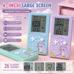 4" Large Screen Handheld Game Console 26 Classic Games Retro Portable Gaming Device Christmas Gift