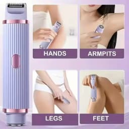 USB Rechargeable Electric Bikini Trimmer, 2-in-1 Painless Shaving Device, Suitable for Daily Travel Grooming