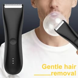 Electric Body Groomer Pubic Hair Trimmer for Men Balls Shaver Clipper Male Sensitive Private Parts Razor Sex Place Face Cut