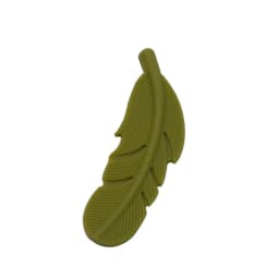 Cute-Idea 10PCs Silicone Beads Feather Teether BPA Free DIY Infant Teething Necklace Rodent Pendant Jewelry Nursing Shower