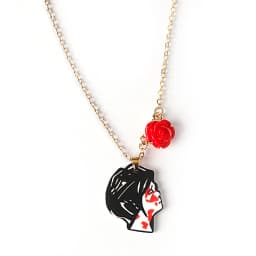 Rock Band My Chemical Romance Cosplay Necklace Music Band MCR Three Cheers Rose Unisex Choker Pendant Jewelry Accessories Props