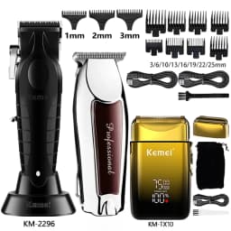 Hair Clipper Electric Shaver Cutting Machine KM-2296 KM-TX10 667 Long Life Hair Trimmer Powerful Power Hair Trimmer for Men