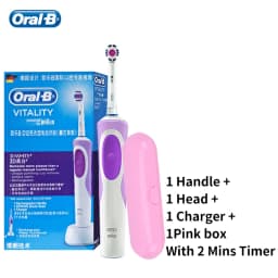 Original Oral B Vitality Electric Toothbrush Smart Timer Adult Toothbrushes Waterproof Inductive Rechargeable Oralb Deep Clean