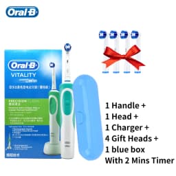 Original Oral B Vitality Electric Toothbrush Smart Timer Adult Toothbrushes Waterproof Inductive Rechargeable Oralb Deep Clean