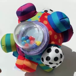 Toddlers Sensory Bell Toys Cognitive Developmental Bumpy Ball Rattles Newborns Brain Development Toy for Kids Infant Babies Gift