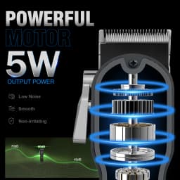 New High Quality Professional Men's Hair Clipper - High-Power Adjustable Wireless Hair Trimmer - Zero-Gap Trimmer Kit Boyfriend
