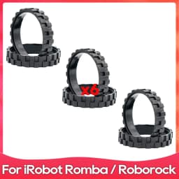 TIRES Wheels For IRobot Roomba Series 500 600 700 800 900 / Roborock S5 Max S6 MaxV S6 Pure E5 Robot Vacuum Cleaner Spare Parts