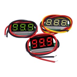 0.36 Inch 0.36" Digital Voltmeter Red Green Blue DC 0V-100V Three Lines 3 digit Voltage Panel Meter Display led Color