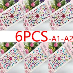 Glitter Face Stickers for Children Rhinestones for Eyes Face Diamonds Bright Stickers Festival Makeup Jewels Stickers ZS006