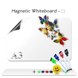 A3 Magnetic Weekly & Monthly Planner Whiteboard Fridge Magnet Flexible Daily Message Drawing Refrigerator Bulletin White Board