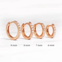 CANNER Real 925 Sterling Silver Hoop Earrings for Women Round Circle Earring Zircon Piercing Earings personalized Trend Jewelry