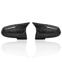 2 pieces Rearview Mirror Cover Cap Carbon Black for BMW Series 1 2 3 4 X M 220i 328i 420i F20 F21 F22 F23 F30 F32 F33 F36 X1