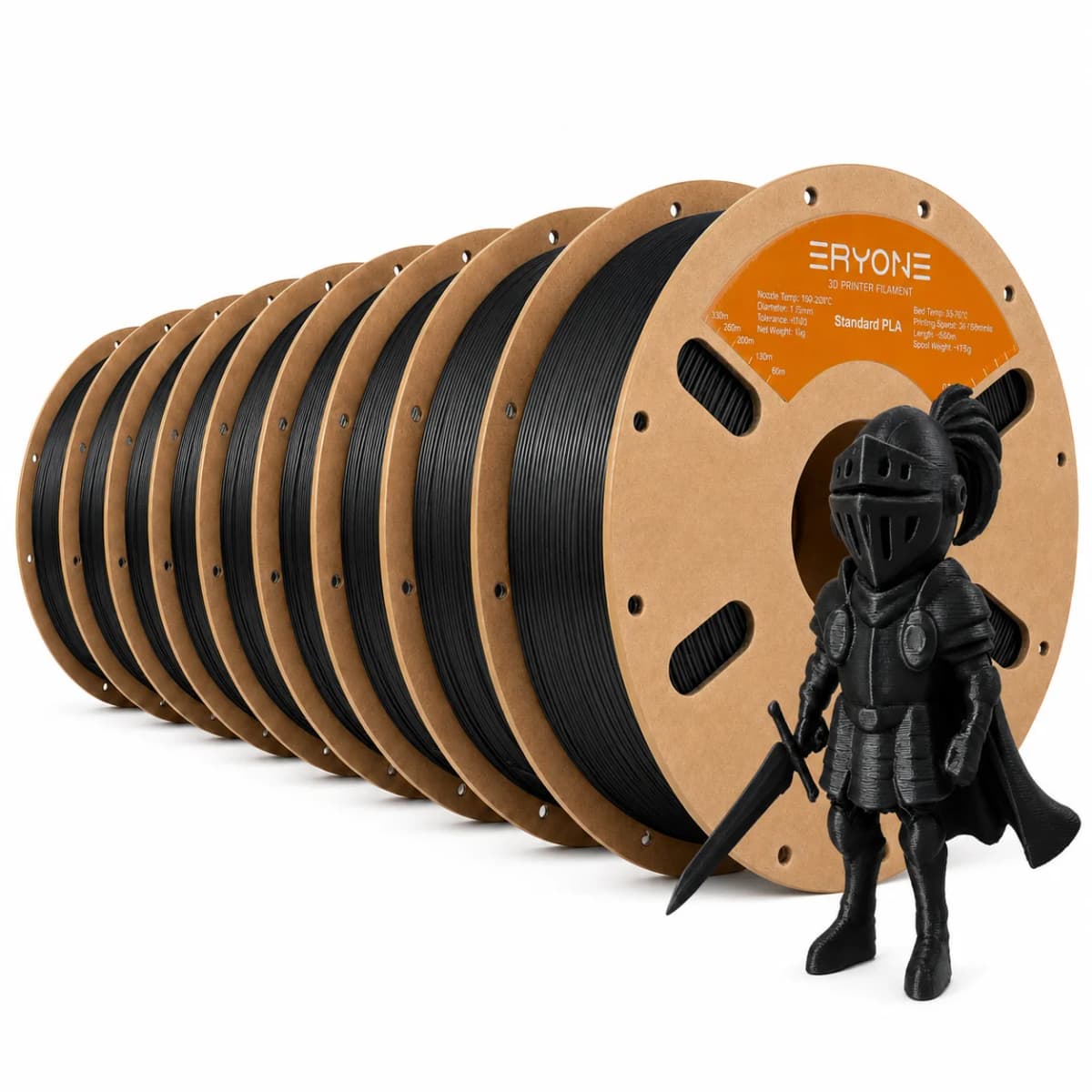 ERYONE 10KG Standard PLA Premium Filament 1.75mm 3D Print, Multicolor Available,Big Sale 1kg PLA Filament,1kg/spool