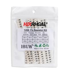 0402 0805 0603 1206 2512 1210 SMD Resistor Kit Assorted Kit Sample Kit 10/20/33/36/60/80 Values 1K 10K 20K 100K 100 200 220 ohm