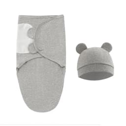 Muslin Newborn Sleeping Bag Hat Set/Sleepsack Only Baby Swaddle Blanket Wrap Adjustable Newborn Sleep Sack Infant Sleepwear 0-6M