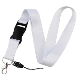 Black Lanyards Keys Chain ID Credit Card Cover Pass Mobile Phone Charm Neck Straps Badge Holder Accessories Gifts