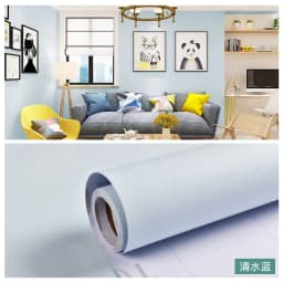 Macaron Solid Color Self Adhesive Wallpaper Furniture Cabinet Renovation Stickers Bedroom Vinyl Film Room Decor Wall Sticker DIY