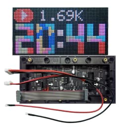 P2.5-64x32 Indoor Full Color LED Display Module HUB75,160mm*80mm,RGB LED 64×32 P2.5 1/16 Panel Matrix,Compatible With PIN2DMD