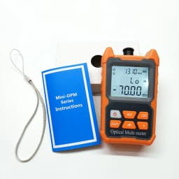 handheld Fiber mini Optical Power Meter -70+6 dBm High Quality OPM Dry battery Mini OPM Support lighting