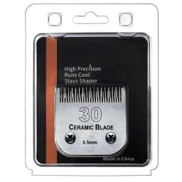 Detachable Pet Dog Animal Clipper Ceramic Blade set Compatible with Most Andis,Oster A5,Wahl KM10 Series Clippers,#10/#30/#40