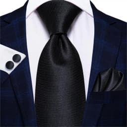 8.5cm Business Black Solid Paisley Men's Tie Neck Strip Ties for Men Formal Luxury Wedding Business Party Neckties Gravatas silk