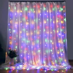 6x3M/3x3m Curtain Garland on The Window USB Power Fairy Lights Festoon with Remote New Year Garland Led Lights Christmas Decor